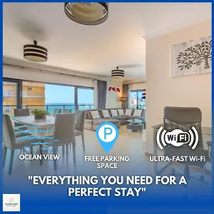 Sunscape Rocha Prime - Oceanview - Wifi - Parking Portimao